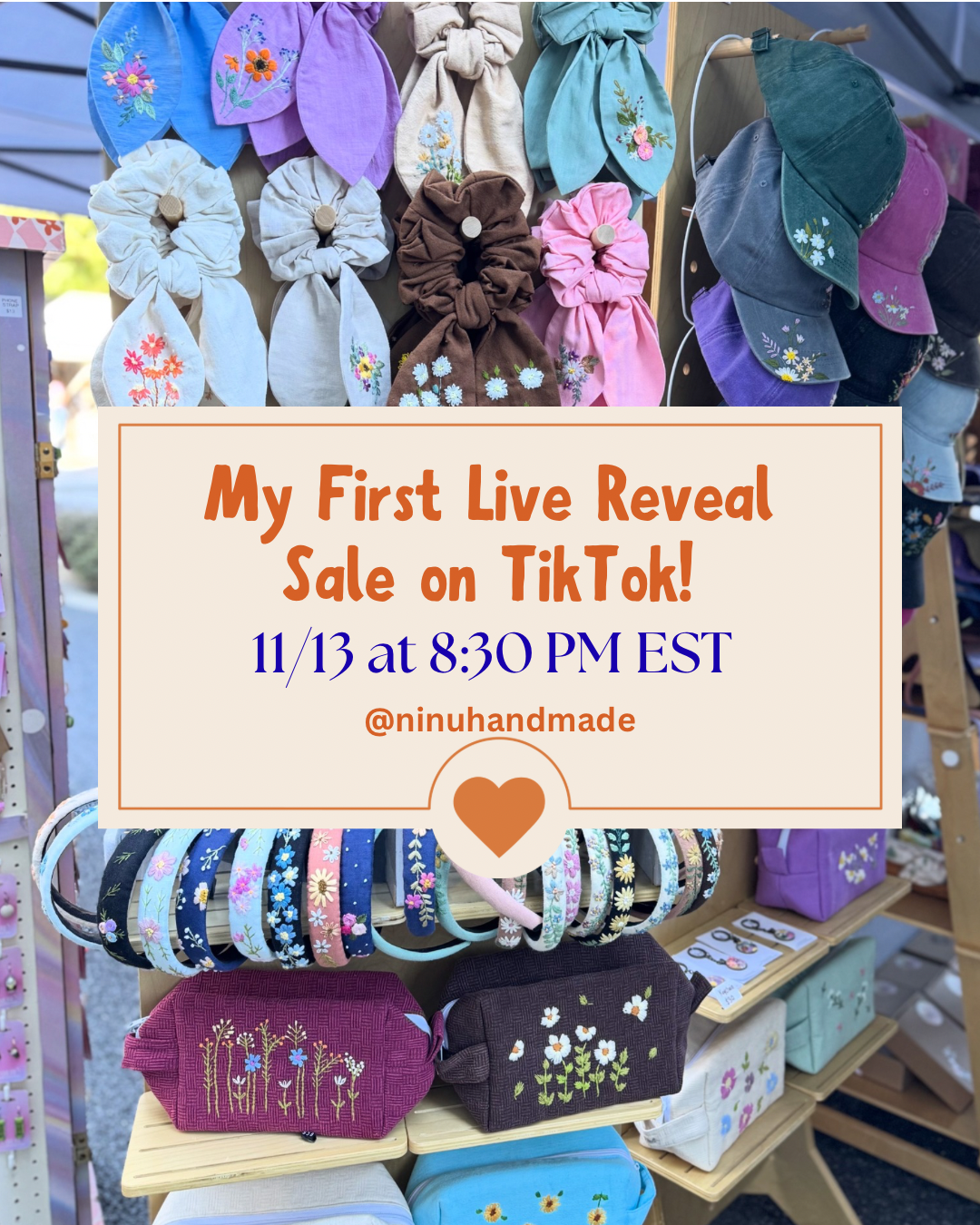 Live Reveal Tiktok: @ninuhandmade