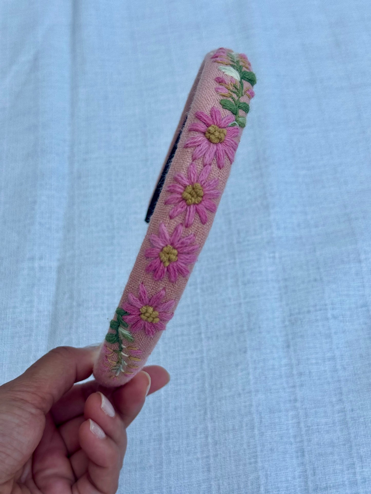 Embroidered Floral Headband