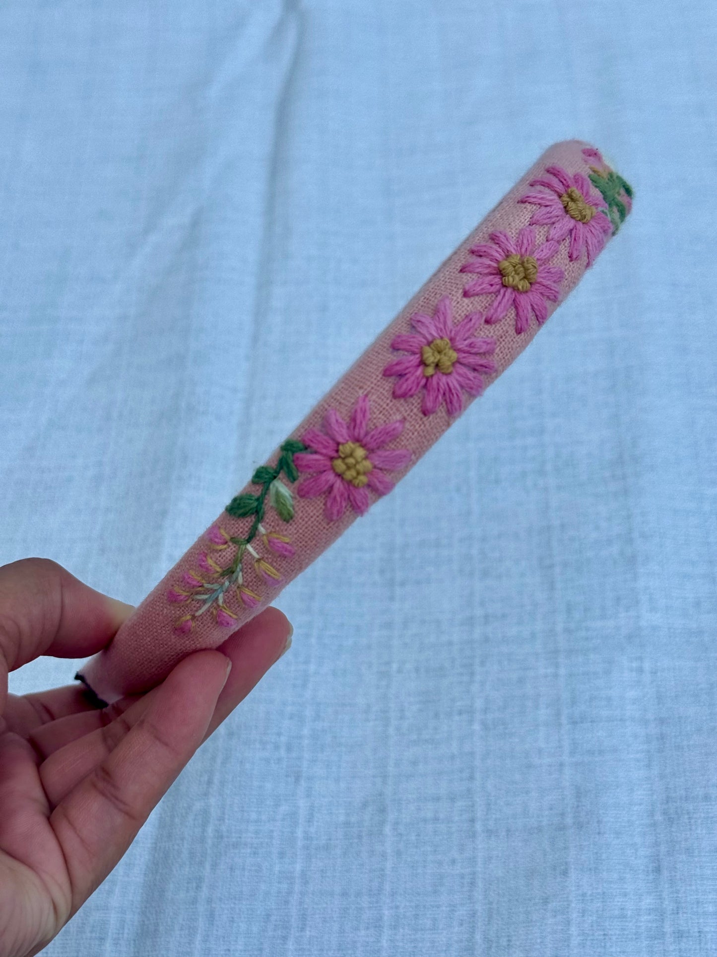 Embroidered Floral Headband