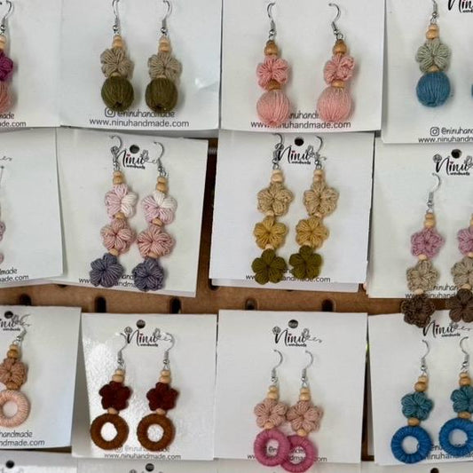 Cotton Earrings: Live Reveal