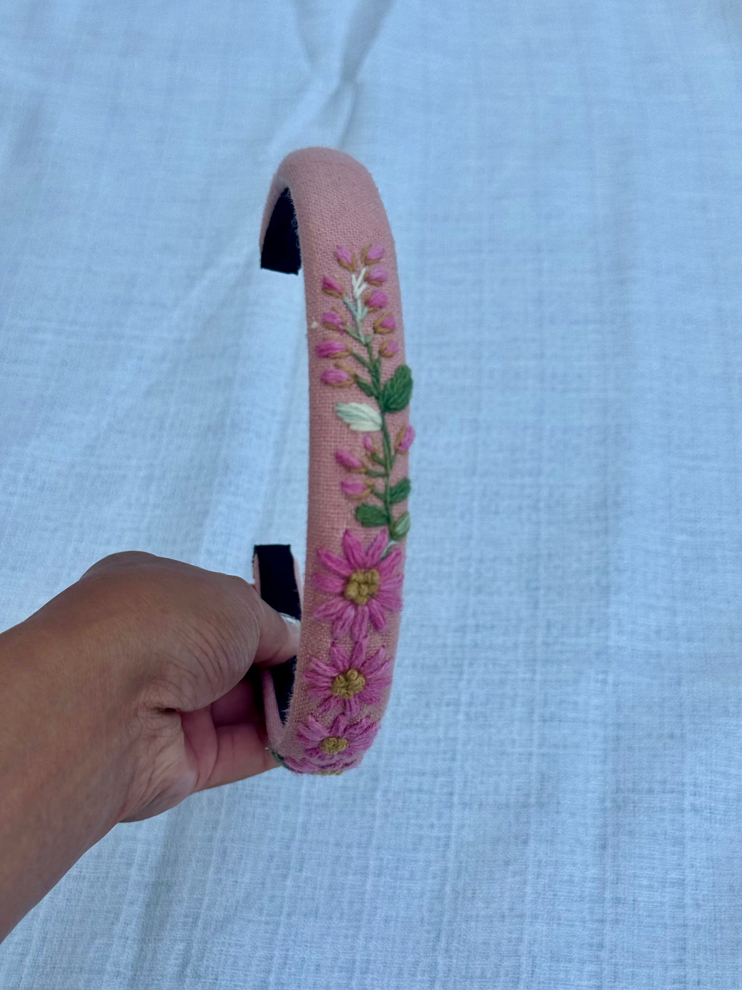 Embroidered Floral Headband