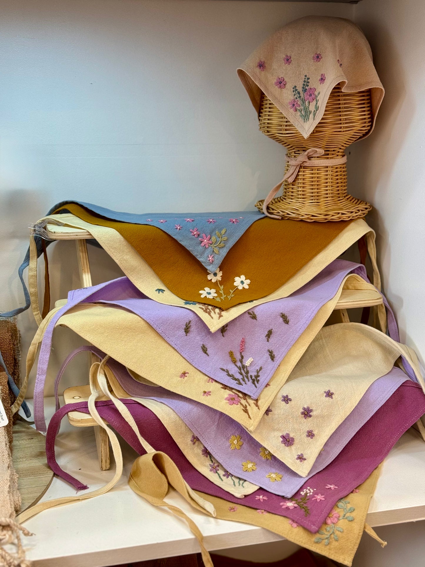 Mystery Embroidered Hair Bandana