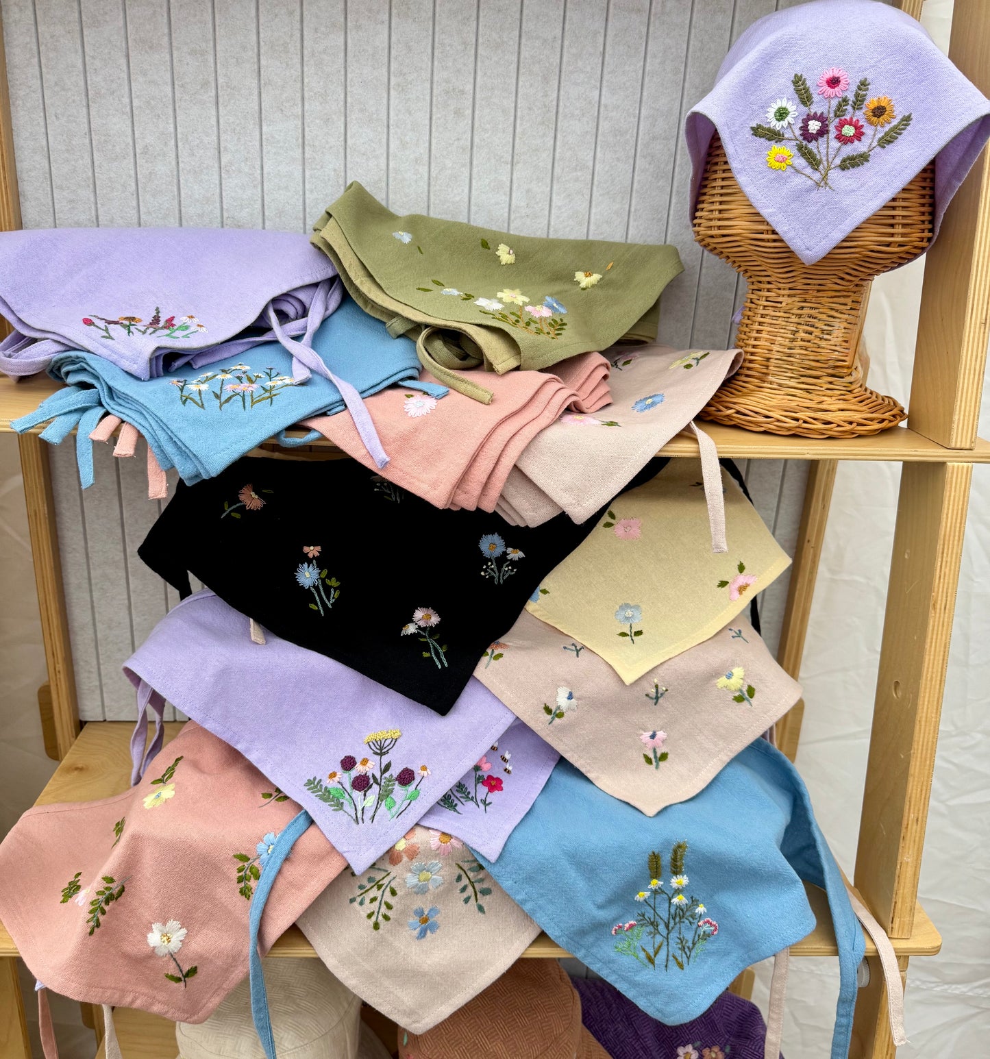 Mystery Embroidered Hair Bandana