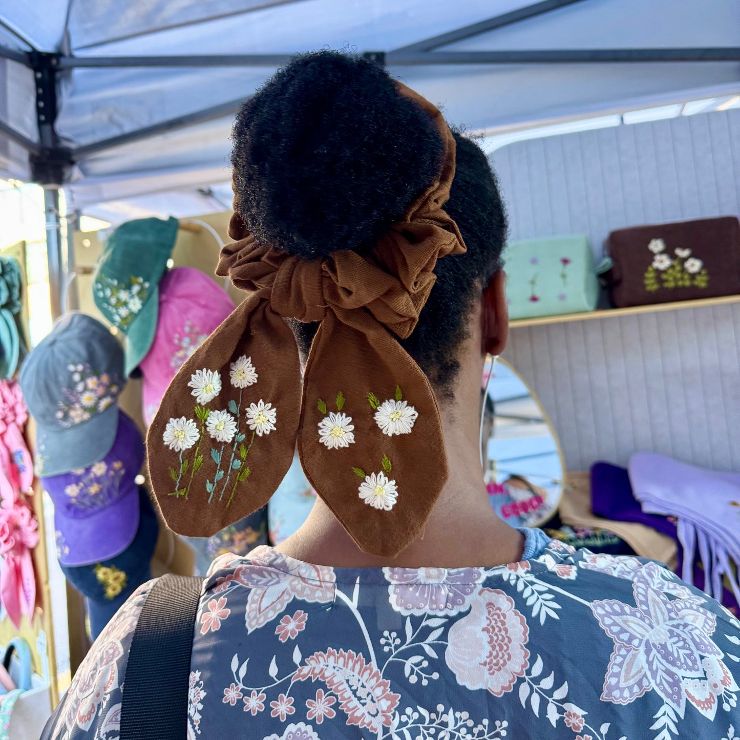 Mystery Embroidered Scrunchie