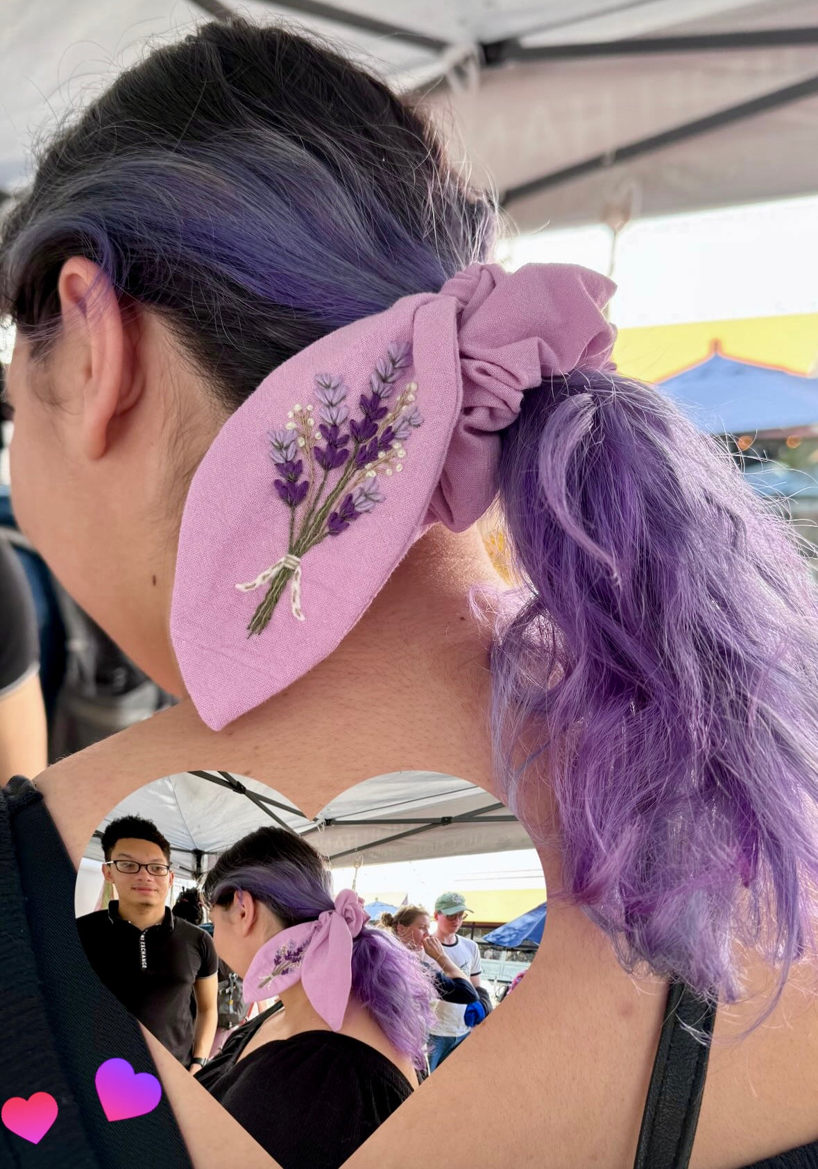 Mystery Embroidered Scrunchie